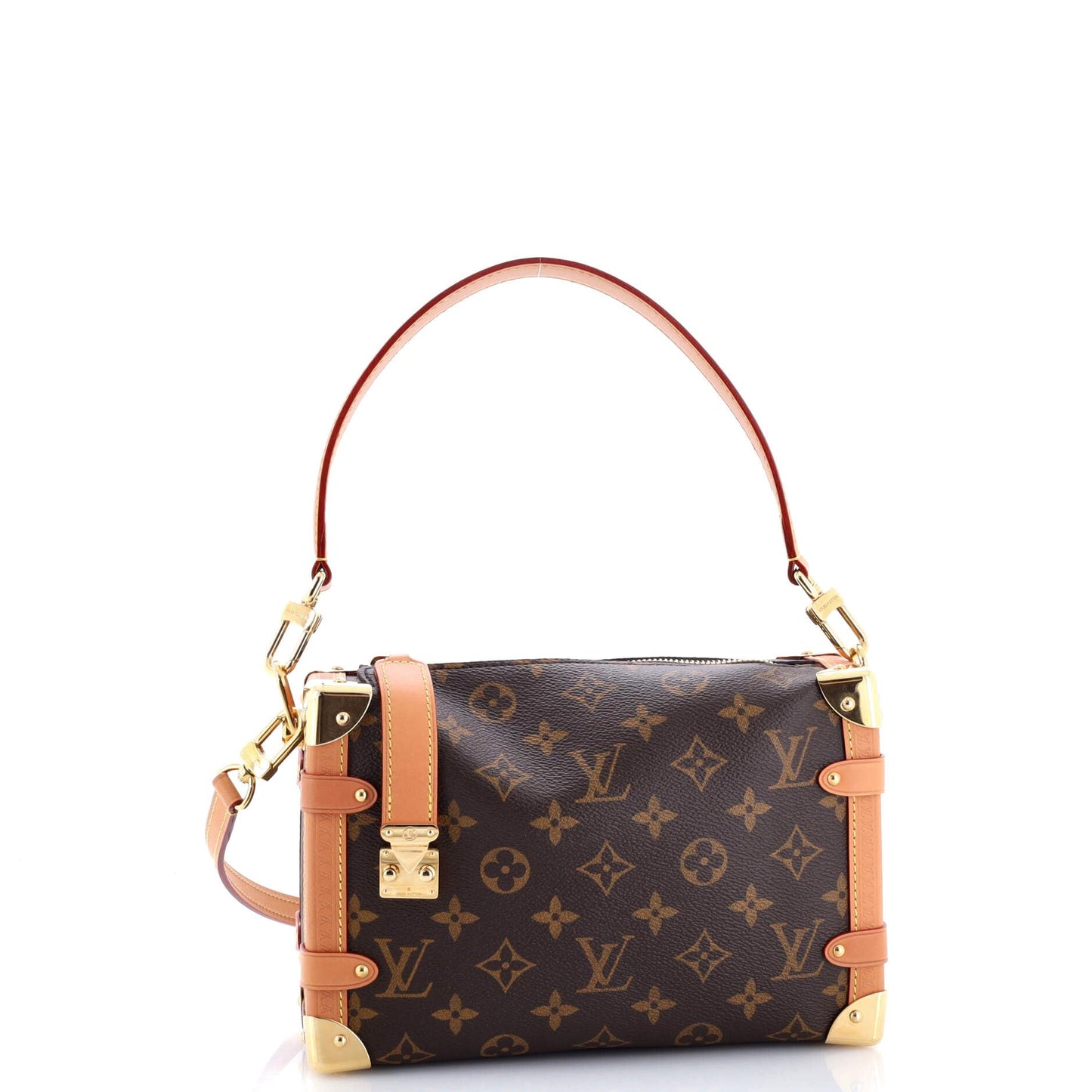 Louis Vuitton Monogram Side Trunk Handbag Canvas MM