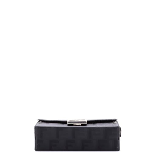 Fendi Baguette Soft Trunk Bag Zucca Leather