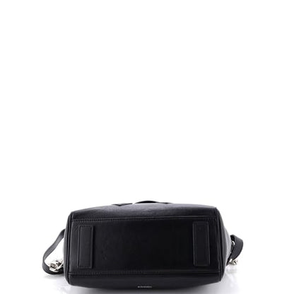 Versace La Medusa Top Handle Bag Leather with Zipper Detail Medium