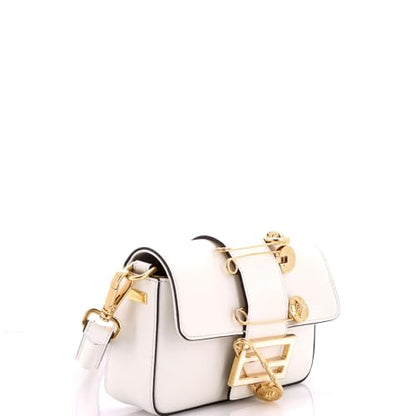 Fendi X Versace Fendace Brooch Baguette NM Bag Leather Mini