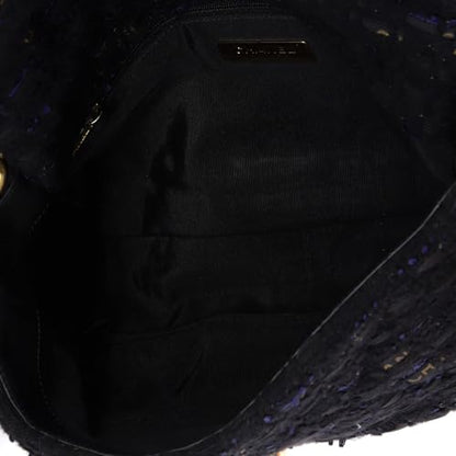 Chanel 19 Flap Bag Quilted Tweed and Ribbon Large