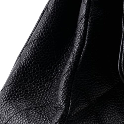 Chanel Classic Double Flap Bag Quilted Caviar Medium