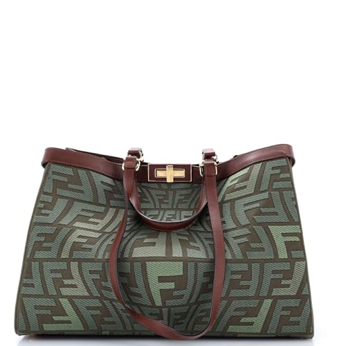 Fendi Peekaboo X-Tote Zucca Jacquard with Leather Medium