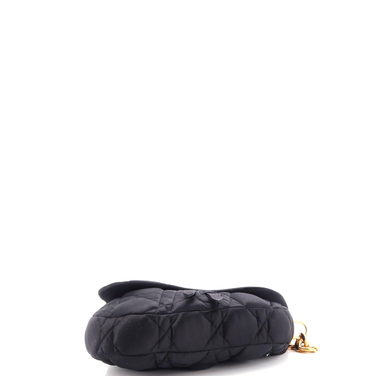 Christian Dior x ERL Venice Saddle Chain Bag Cannage Quilt Satin