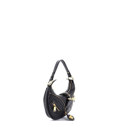 Versace Repeat Hobo Leather Small