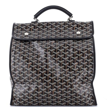Goyard Saint Leger Briefcase Backpack Coated Canvas