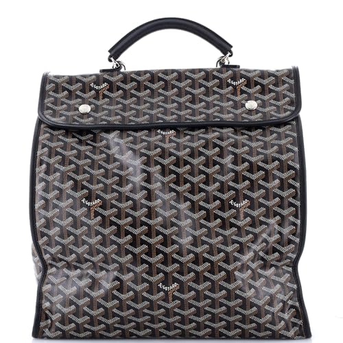 Goyard Saint Leger Briefcase Backpack Coated Canvas