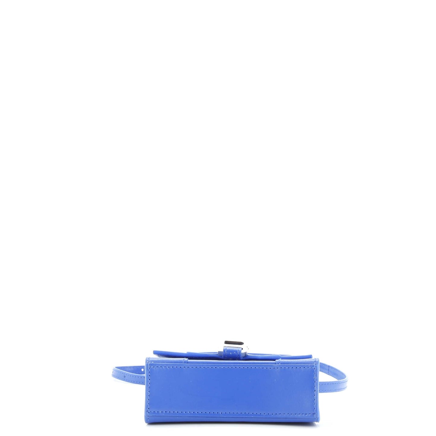 Balenciaga, Pre-Loved Hourglass Chain Top Handle Bag Leather Mini, Blue