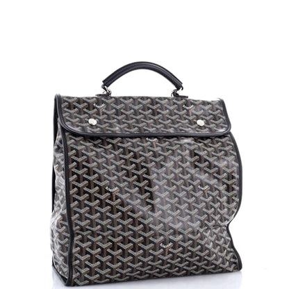 Goyard Saint Leger Briefcase Backpack Coated Canvas
