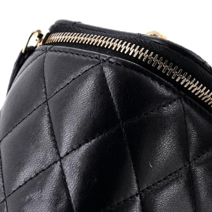 Chanel All Slide Long Vanity Case with Chain Quilted Lambskin Small