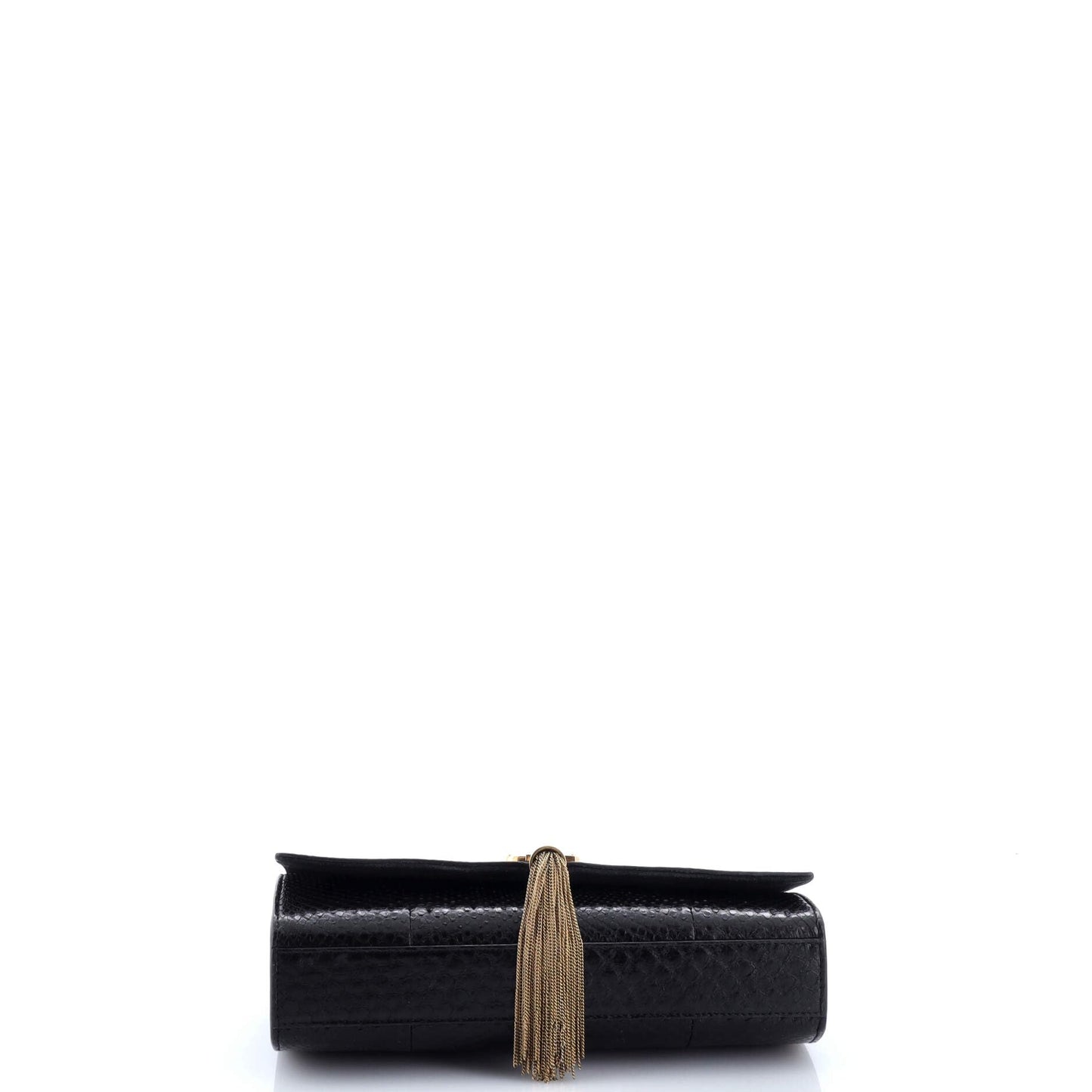 Yves Saint Laurent Python Monogram Tassel Crossbody Bag