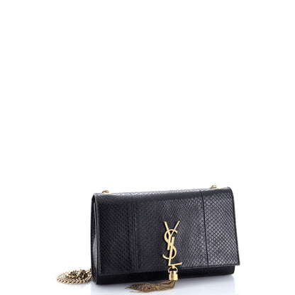 Yves Saint Laurent Python Monogram Tassel Crossbody Bag