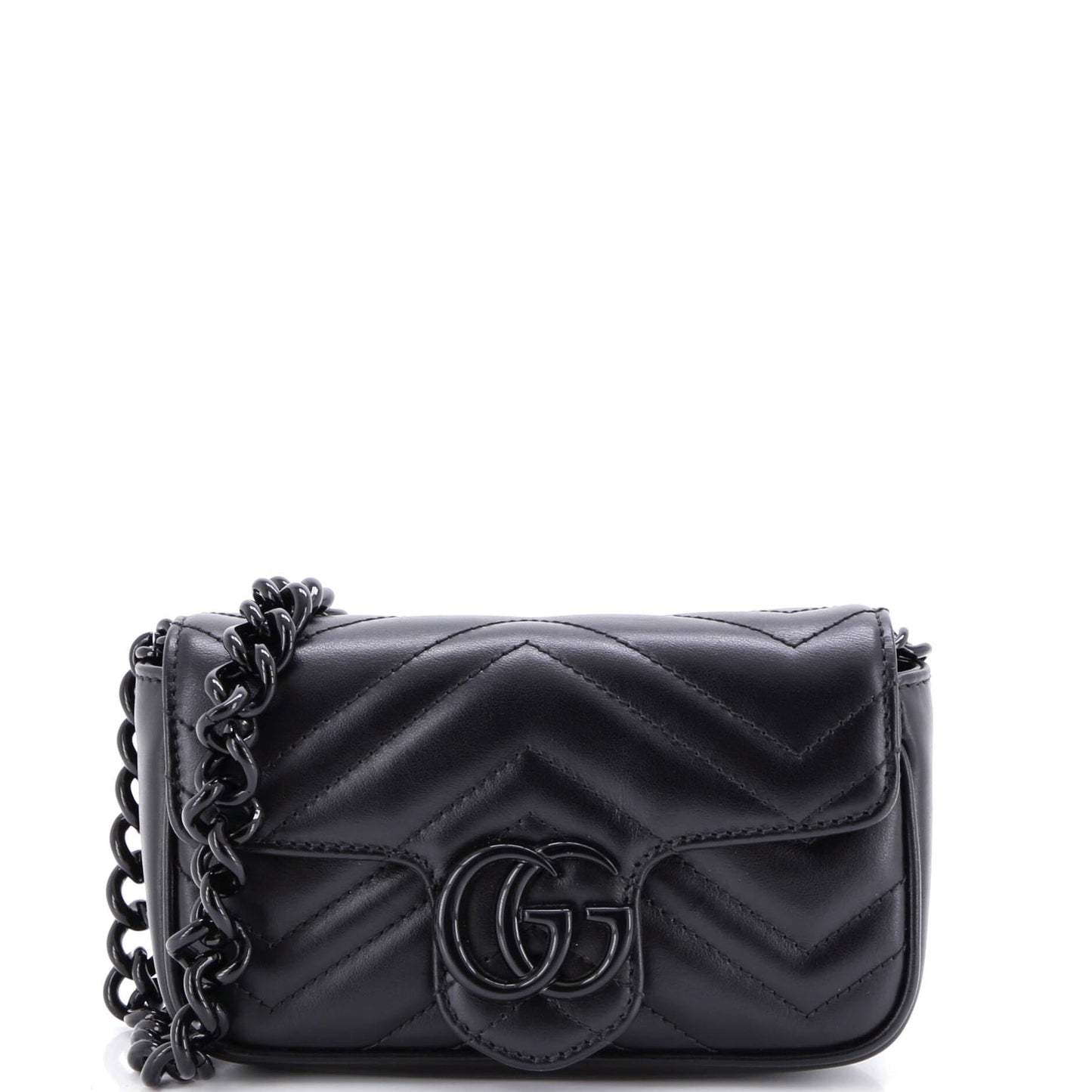 Gucci GG Marmont Flap Belt Bag Matelasse