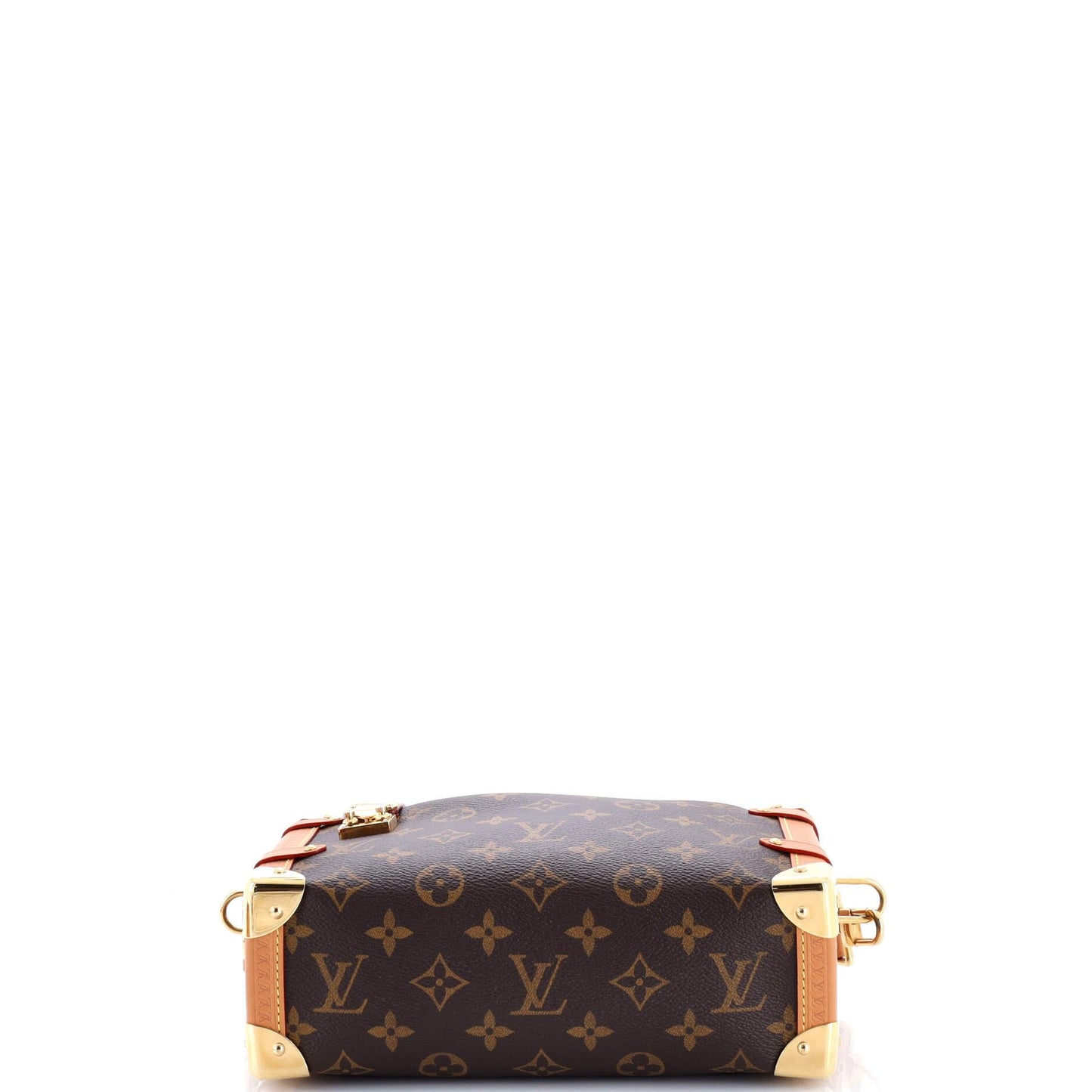 Louis Vuitton Monogram Side Trunk Handbag Canvas MM