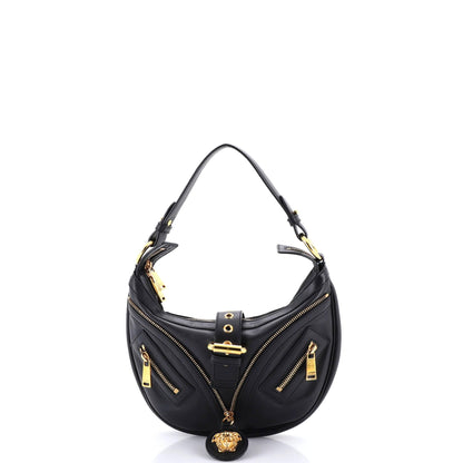 Versace Repeat Hobo Leather Small