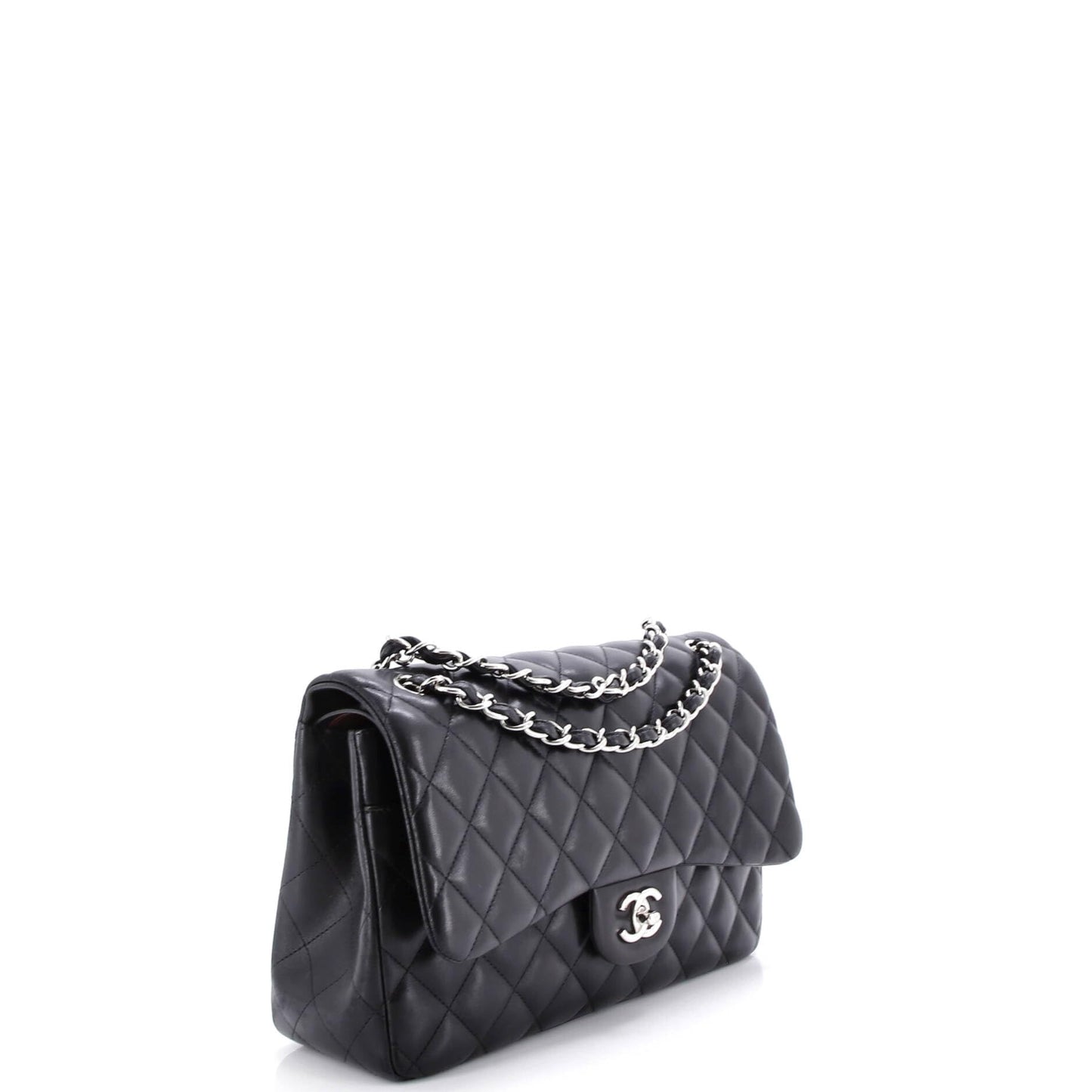 Chanel Classic Double Flap Bag Quilted Lambskin Jumbo