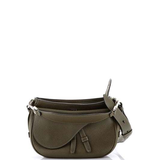 Christian Dior Saddle Soft Bag Leather Small
