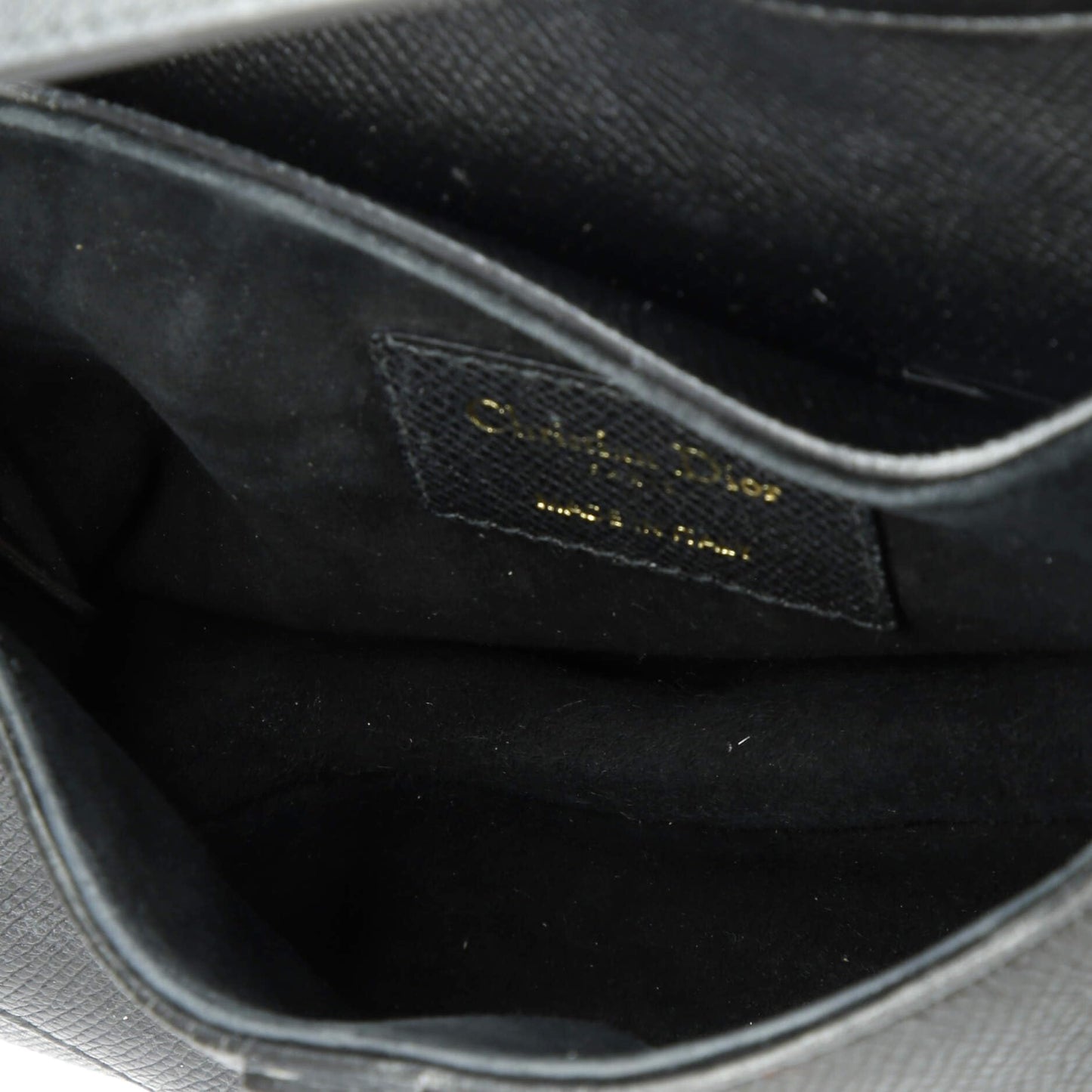 Christian Dior Saddle Handbag Leather Mini