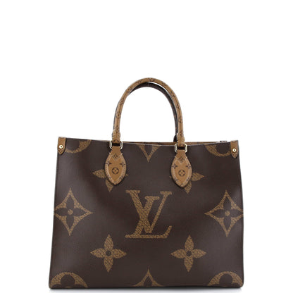 Louis Vuitton On The Go Tote Reverse Monogram Giant MM