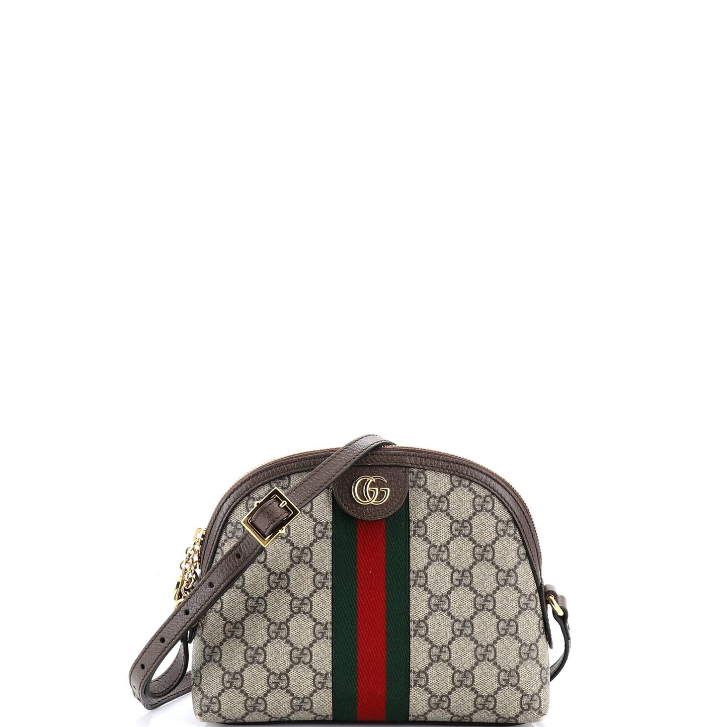 Gucci Ophidia Dome Shoulder Bag GG Coated Canvas