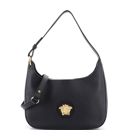 Versace La Medusa Hobo Leather Medium
