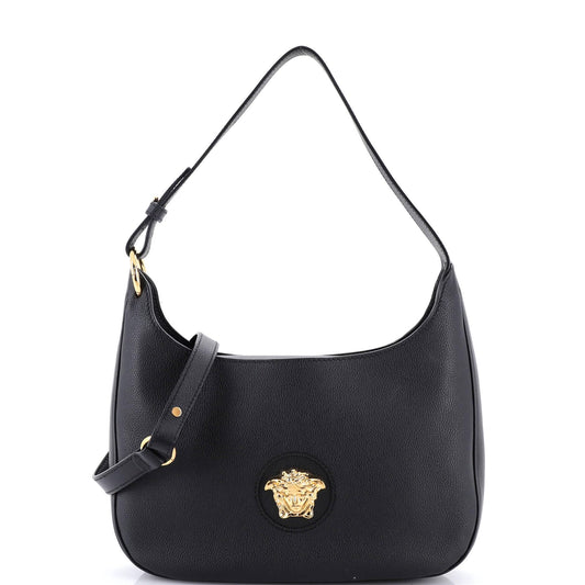 Versace La Medusa Hobo Leather Medium