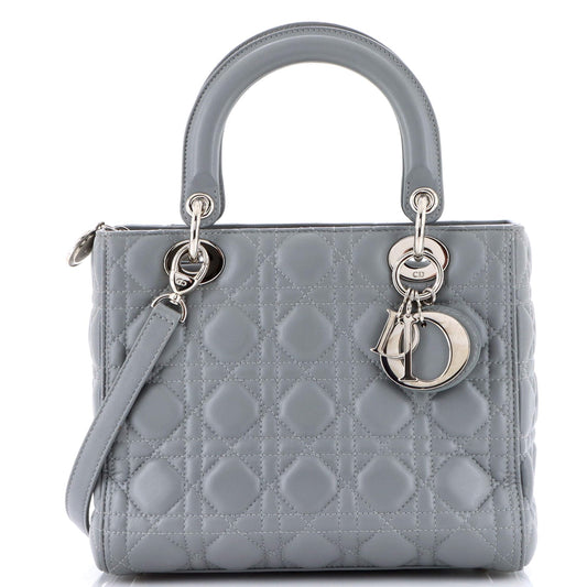 Christian Dior Lady Dior Bag Cannage Quilt Lambskin Medium