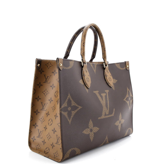 Louis Vuitton On The Go Tote Reverse Monogram Giant MM