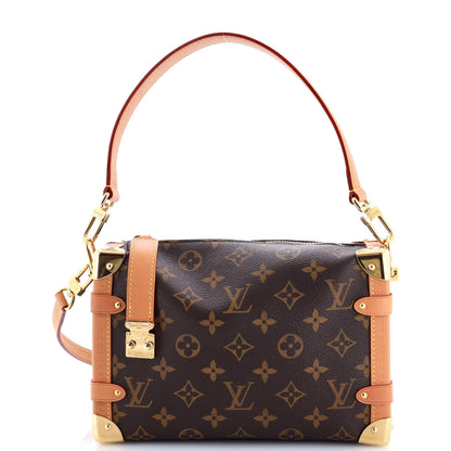 Louis Vuitton Monogram Side Trunk Handbag Canvas MM