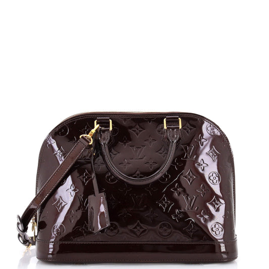 Louis Vuitton Alma Handbag Monogram Vernis PM