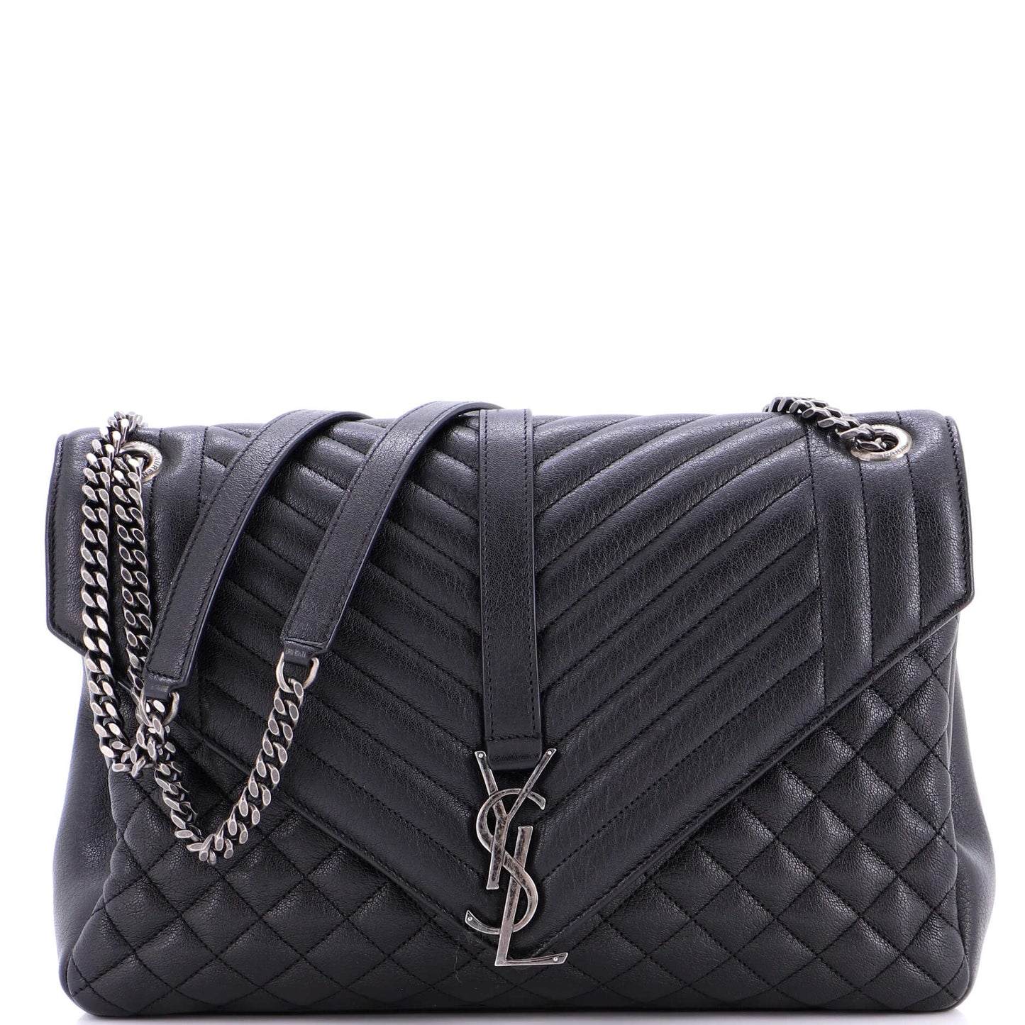 Yves Saint Laurent Monogram Envelope Satchel