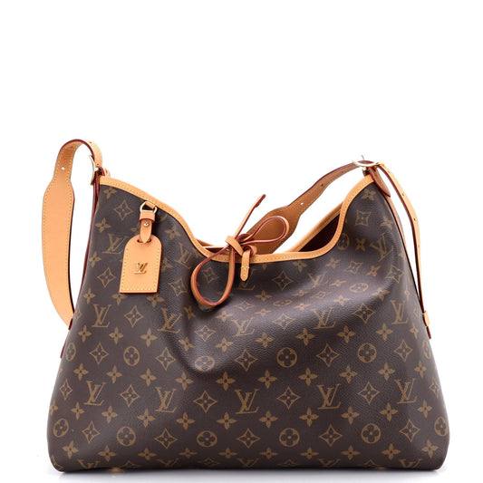 Louis Vuitton CarryAll Hobo Monogram Canvas MM