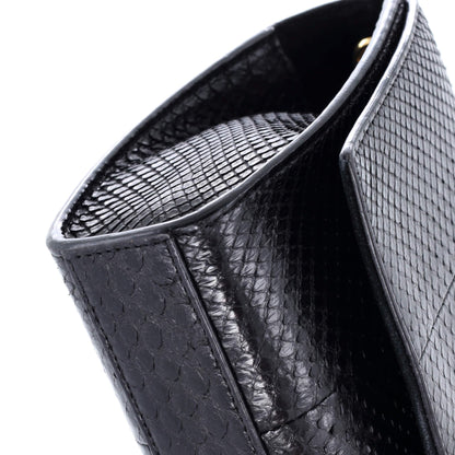 Yves Saint Laurent Python Monogram Tassel Crossbody Bag