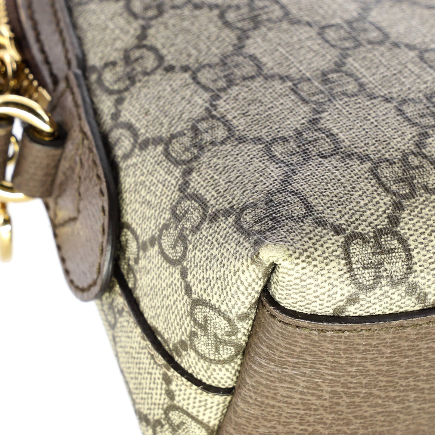 Gucci Ophidia Dome Shoulder Bag GG Coated Canvas