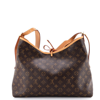 Louis Vuitton CarryAll Hobo Monogram Canvas MM