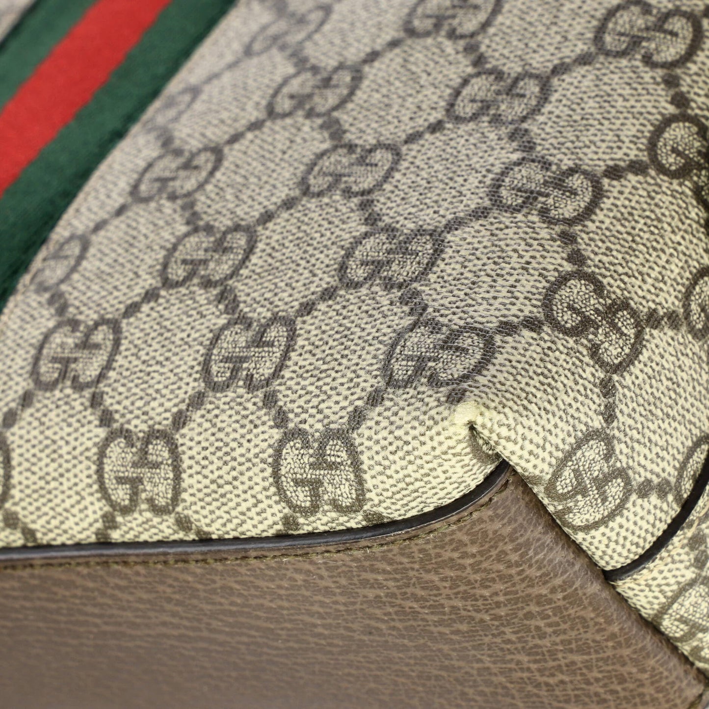 Gucci Ophidia Dome Shoulder Bag GG Coated Canvas