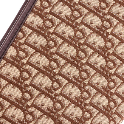 Christian Dior Addict Flap Bag with Strap Oblique Canvas Medium