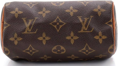 Louis Vuitton Monogram Speedy HL Mini Crossbody Handbag Brown NWT